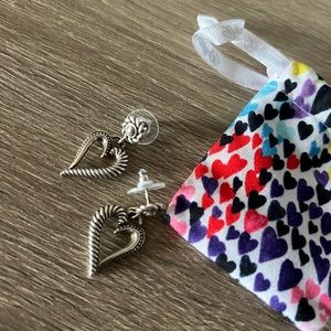 Brighton : Callie Love Heart Post Drop Earrings